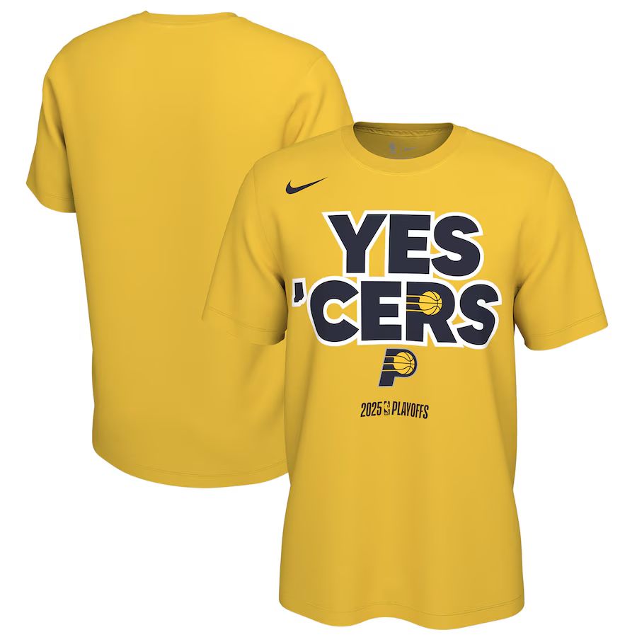 Men 2025 Indiana Pacers NBA playoff T-shirt